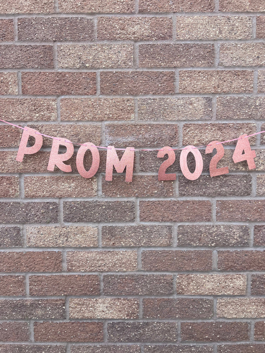 Personalised Glitter Prom Banner