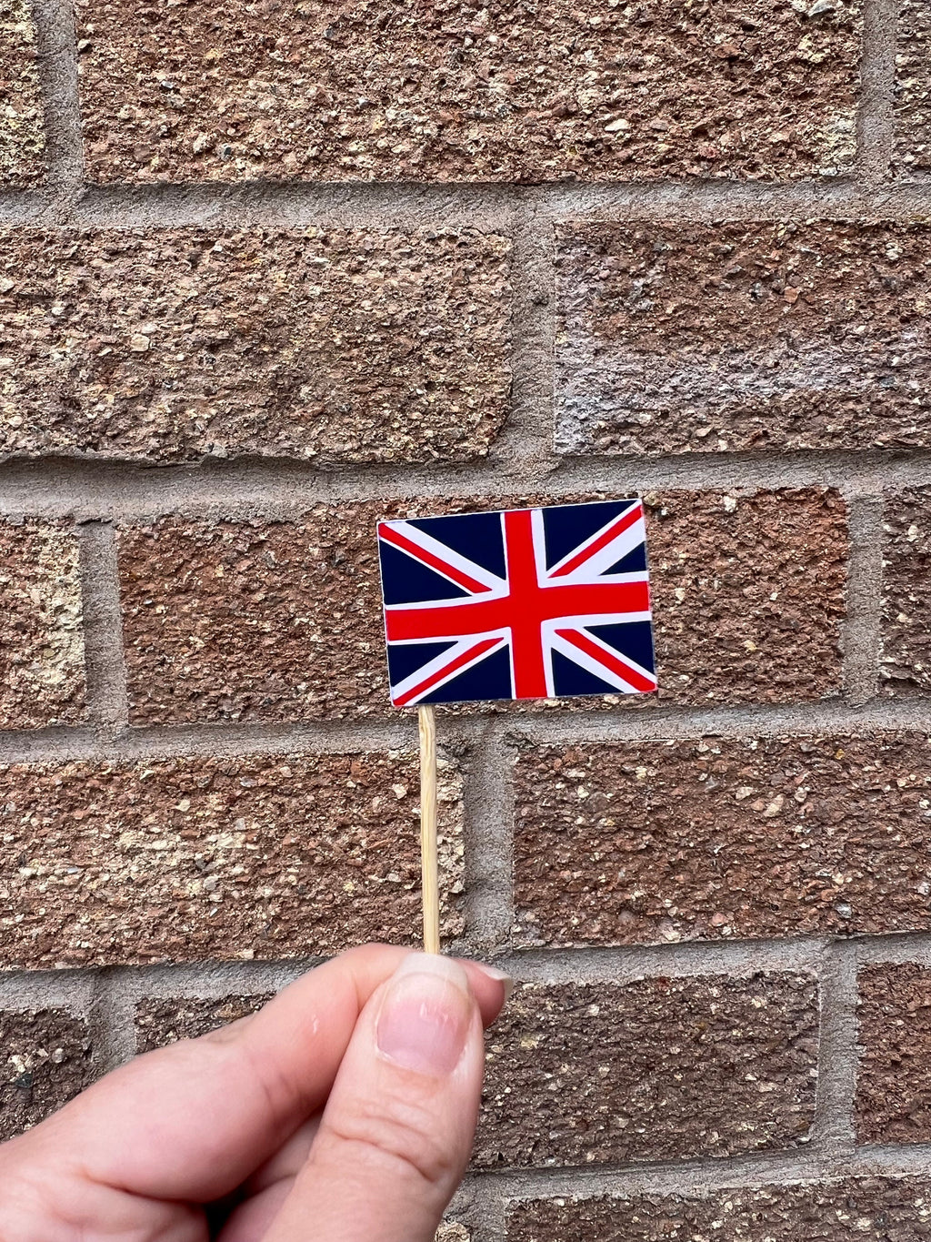 Union Flag Cupcake Toppers Pack of 6
