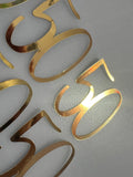 Age 50 Cupcake Toppers 6 pack - Cupcake Topper - Cake Decoration - 50th - Birthday - Anniversary - Golden Wedding