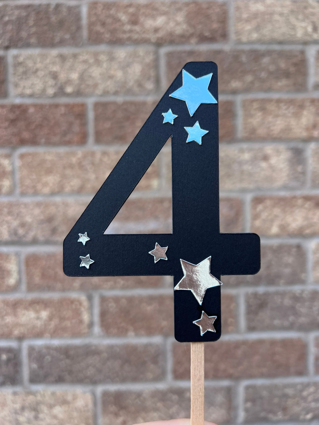 Birthday Number Milestone Cake Topper Numbers