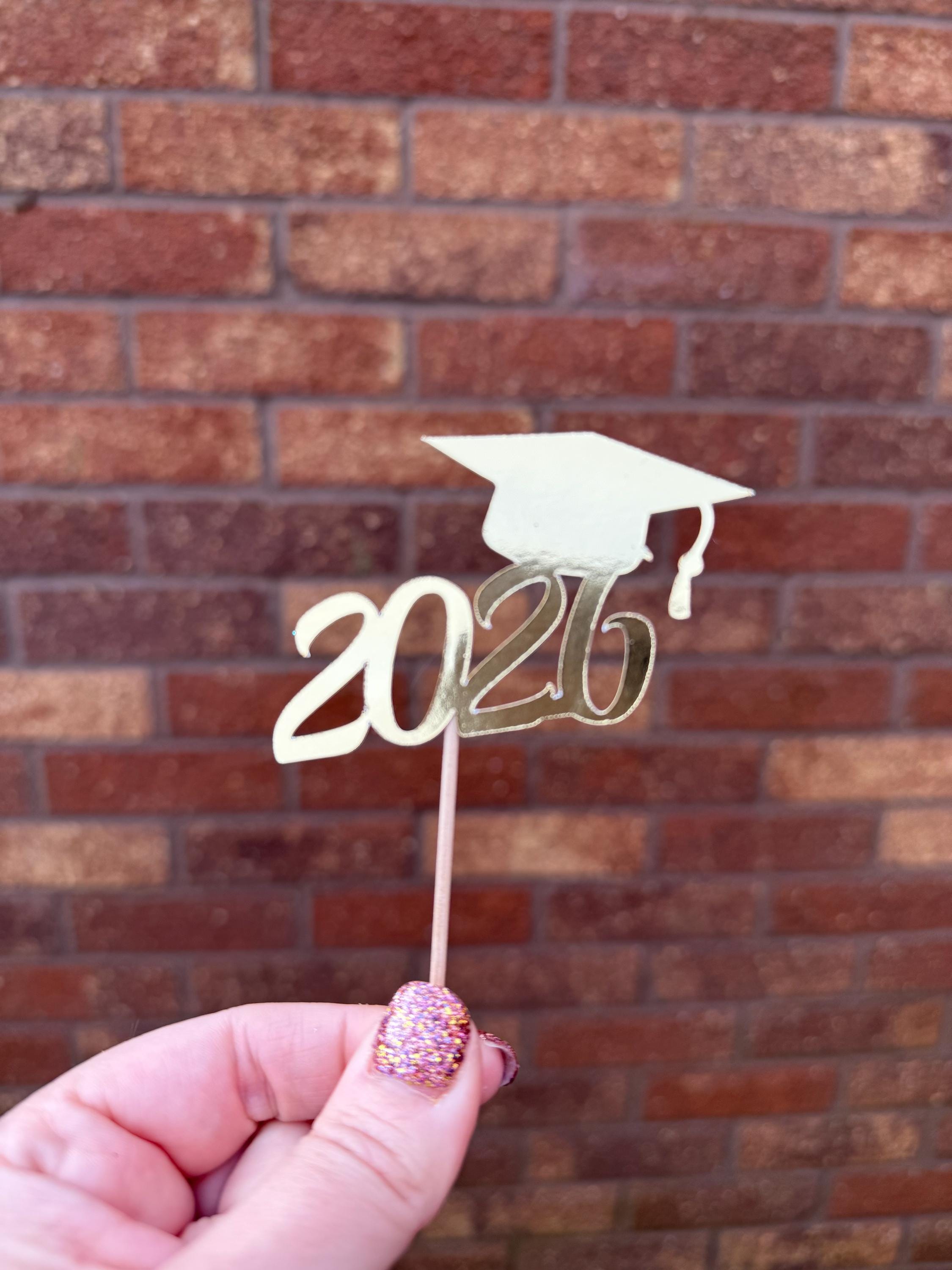 Graduation Cupcake Toppers 6 Pack