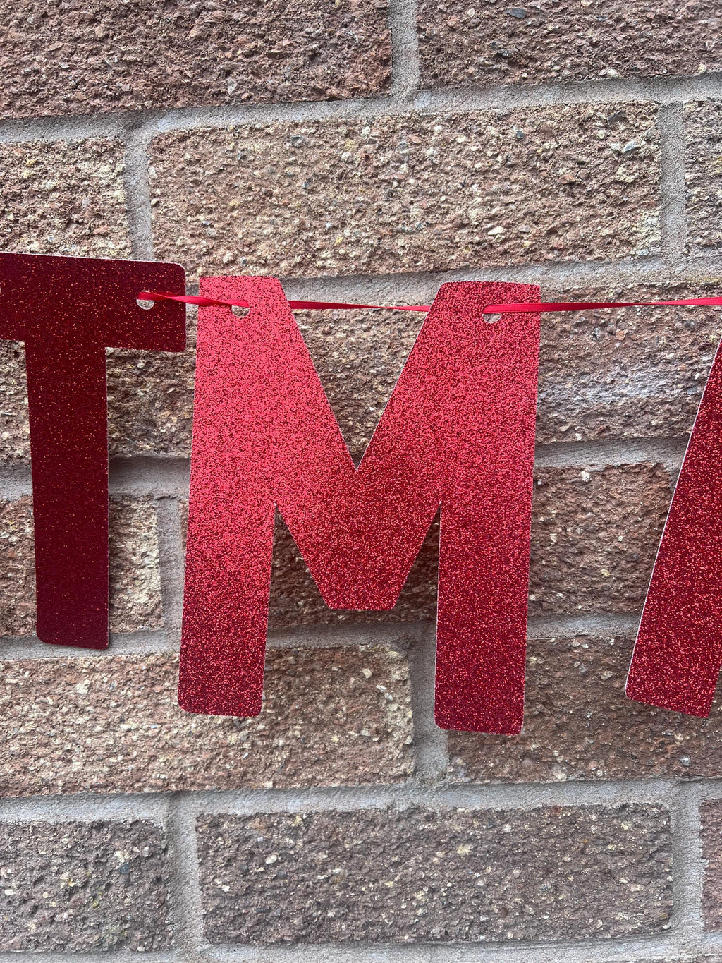 EXTRA LARGE Christmas Garland - Personalised Banner