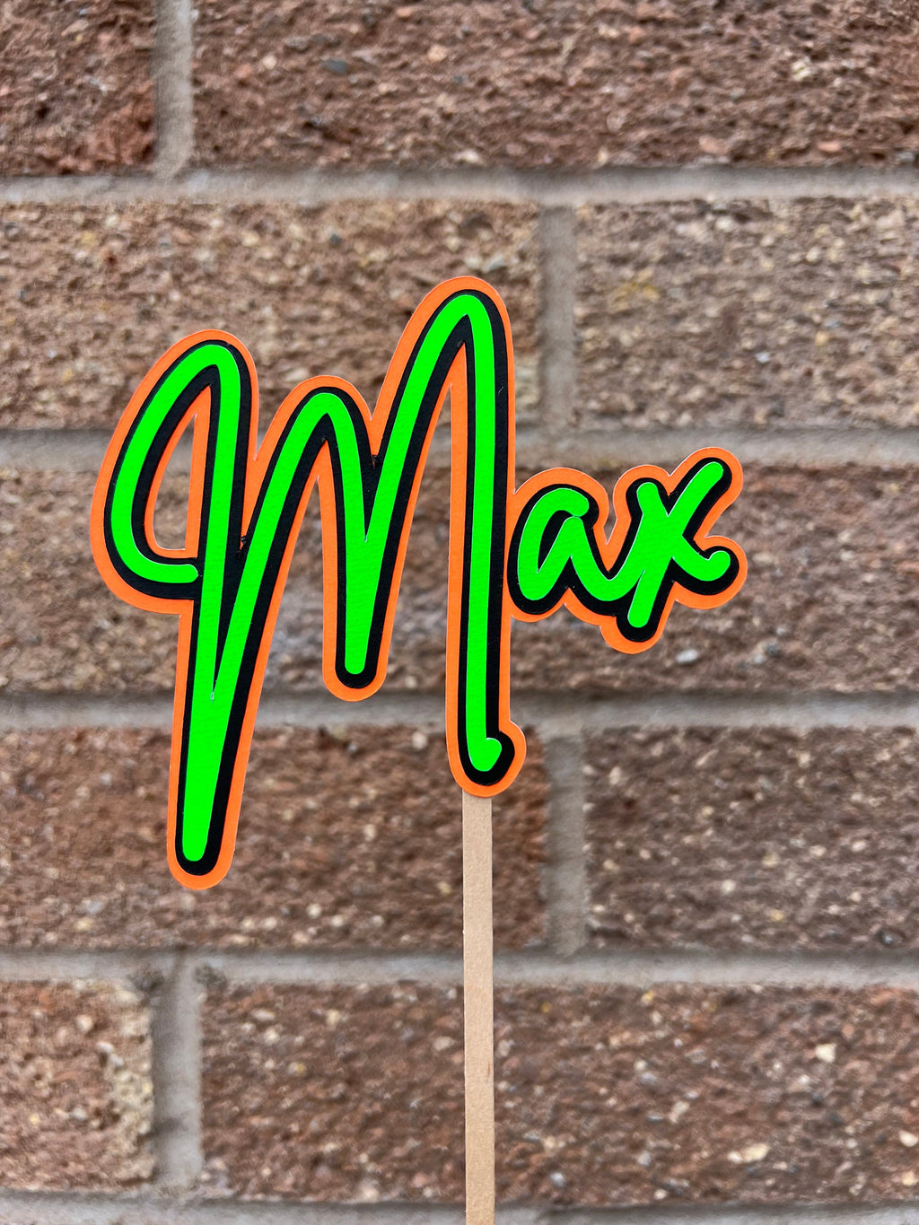 Neon Name Personalised Cake Topper