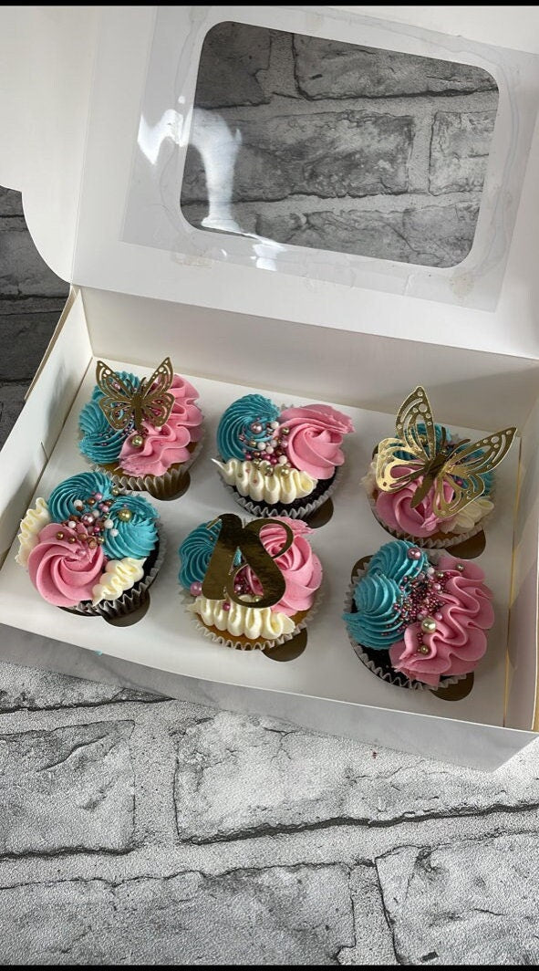 Butterfly Cupcake Toppers 6 Pack