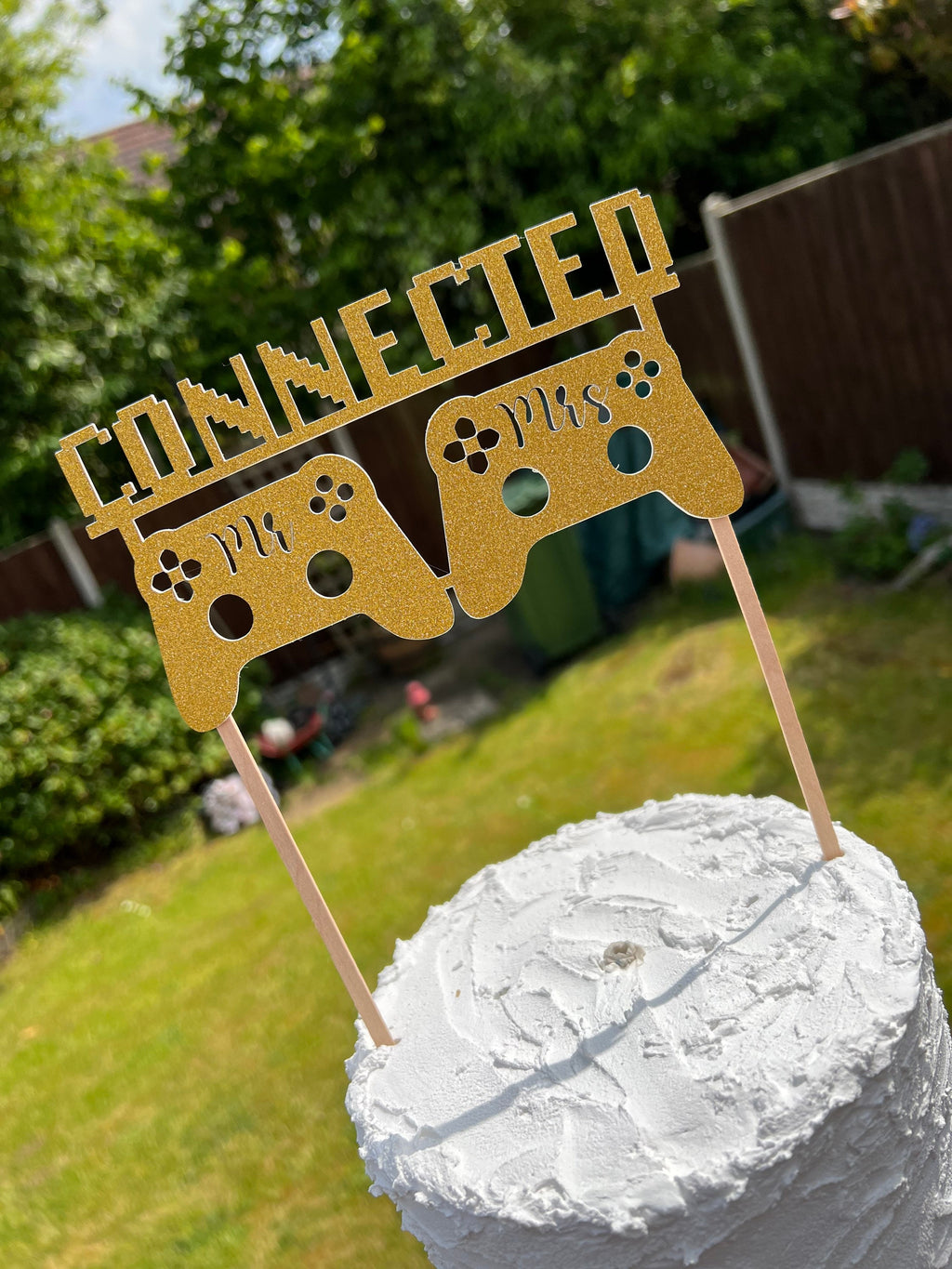 Gamer Wedding Cake Topper