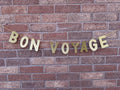 Personalised Glitter Bon Voyage Banner