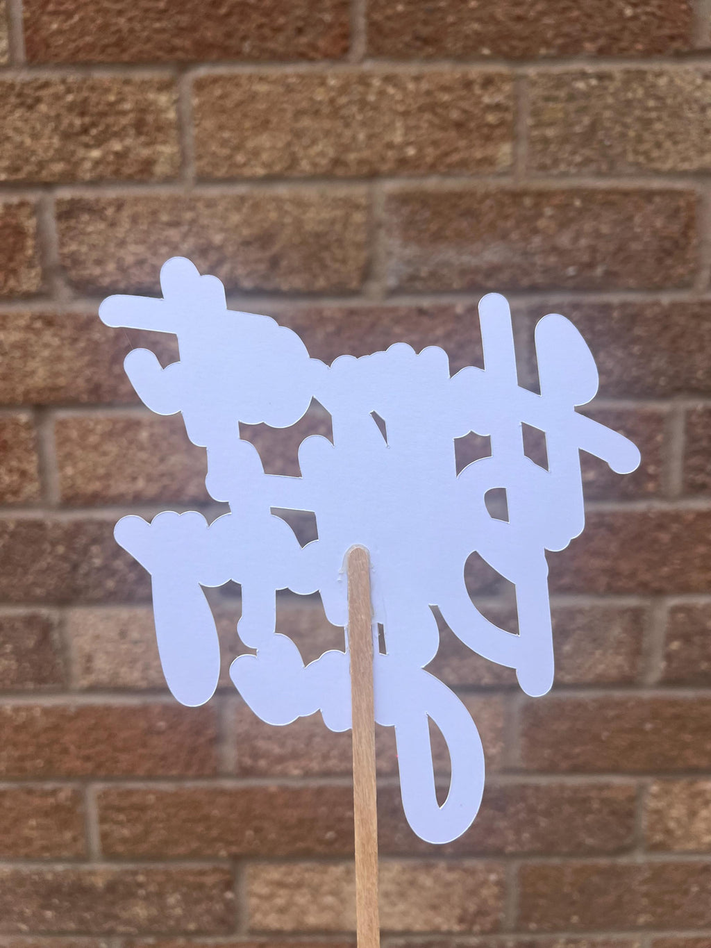 Pink Black & Yellow Neon Birthday Personalised Cake Topper