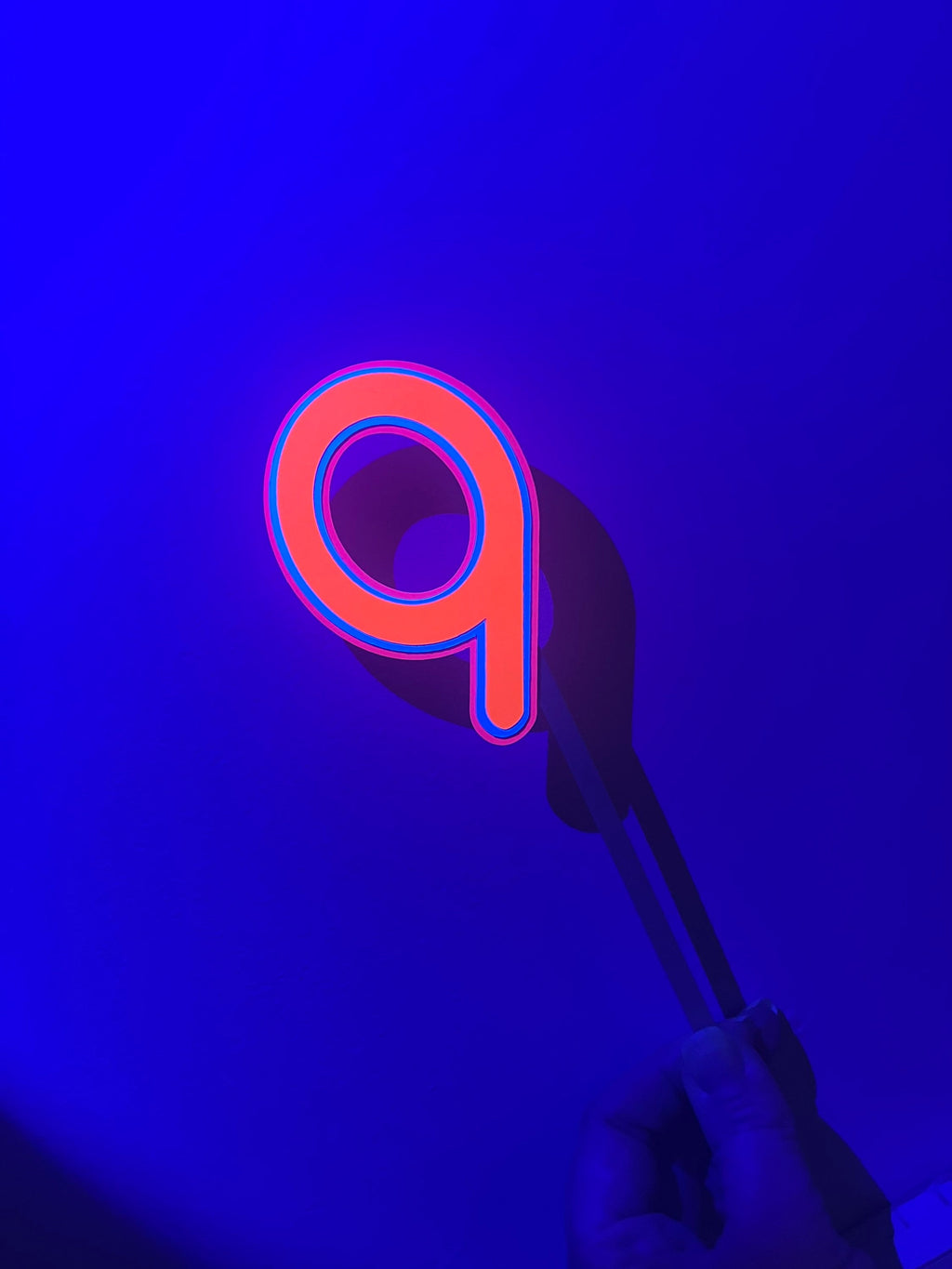 Neon Number Cake Topper - Single or Double Number