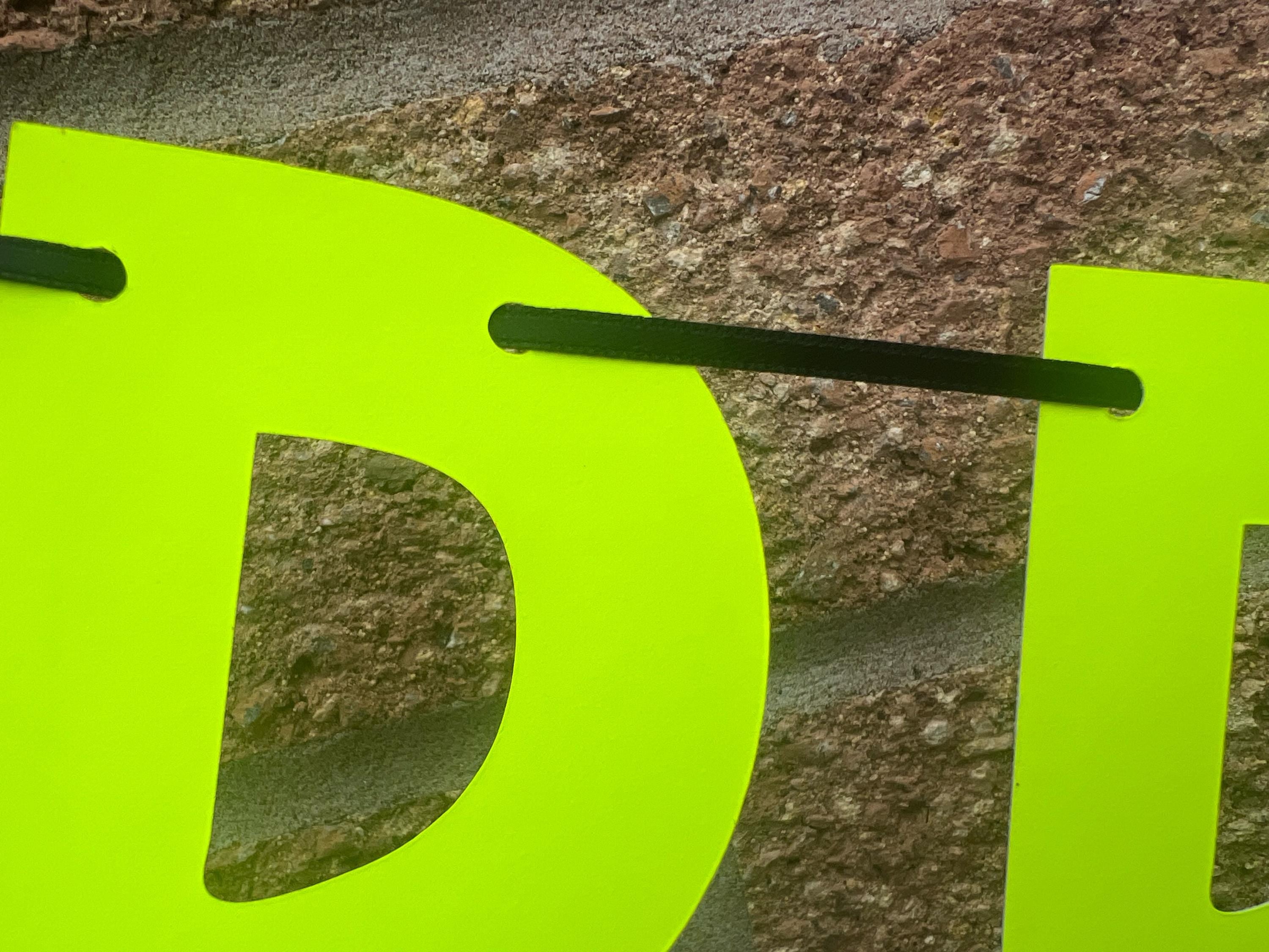 Neon Happy Birthday Banner