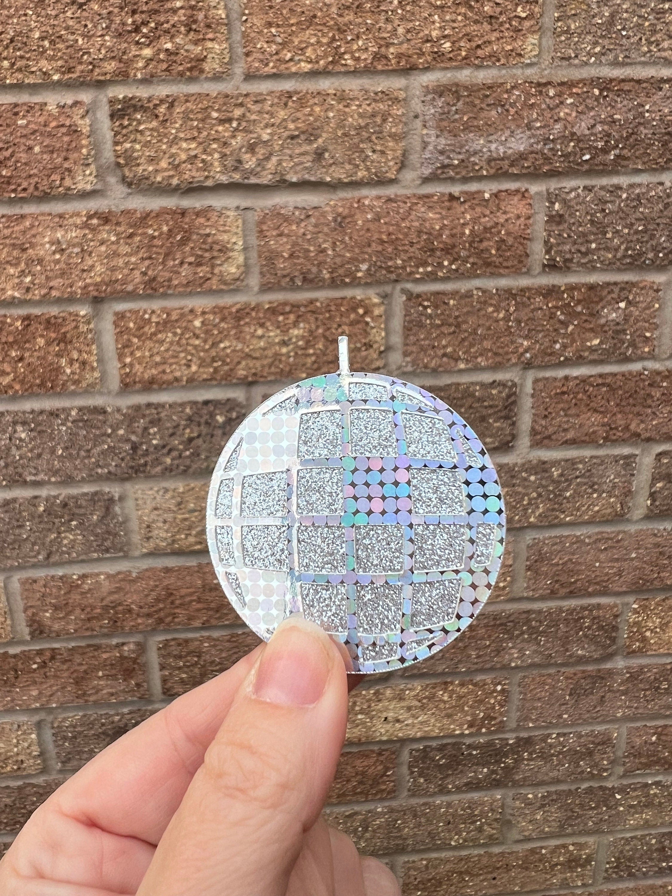 Disco Ball Cupcake Toppers 6 Pack