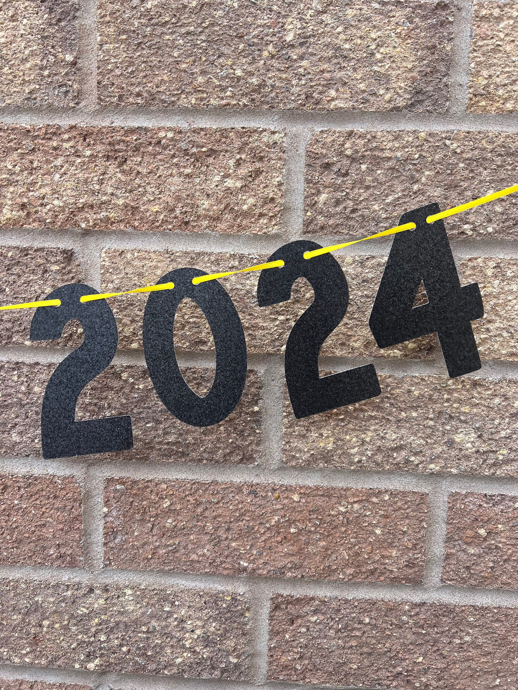 Glitter Graduation Banner Personalised with the Year