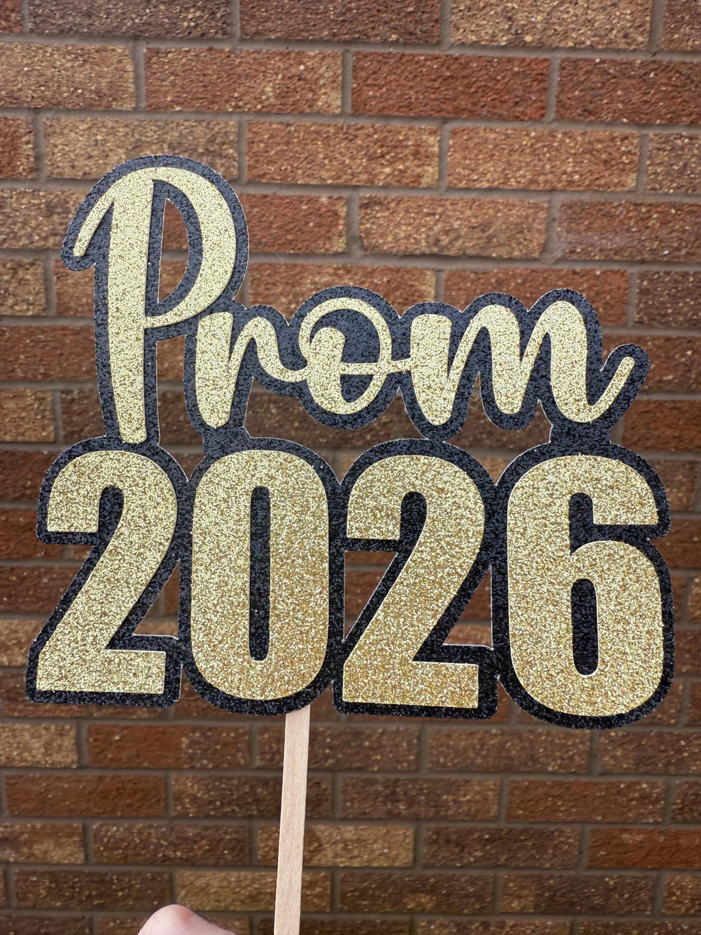 Prom Cake Topper PROM 2026 Two Layers