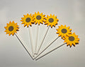 Sunflower Cupcake Toppers 6 Pack