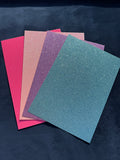 Unicorn Multi Pack Glitter Cardstock Single Sided 250gsm 8 sheets 21x29cm