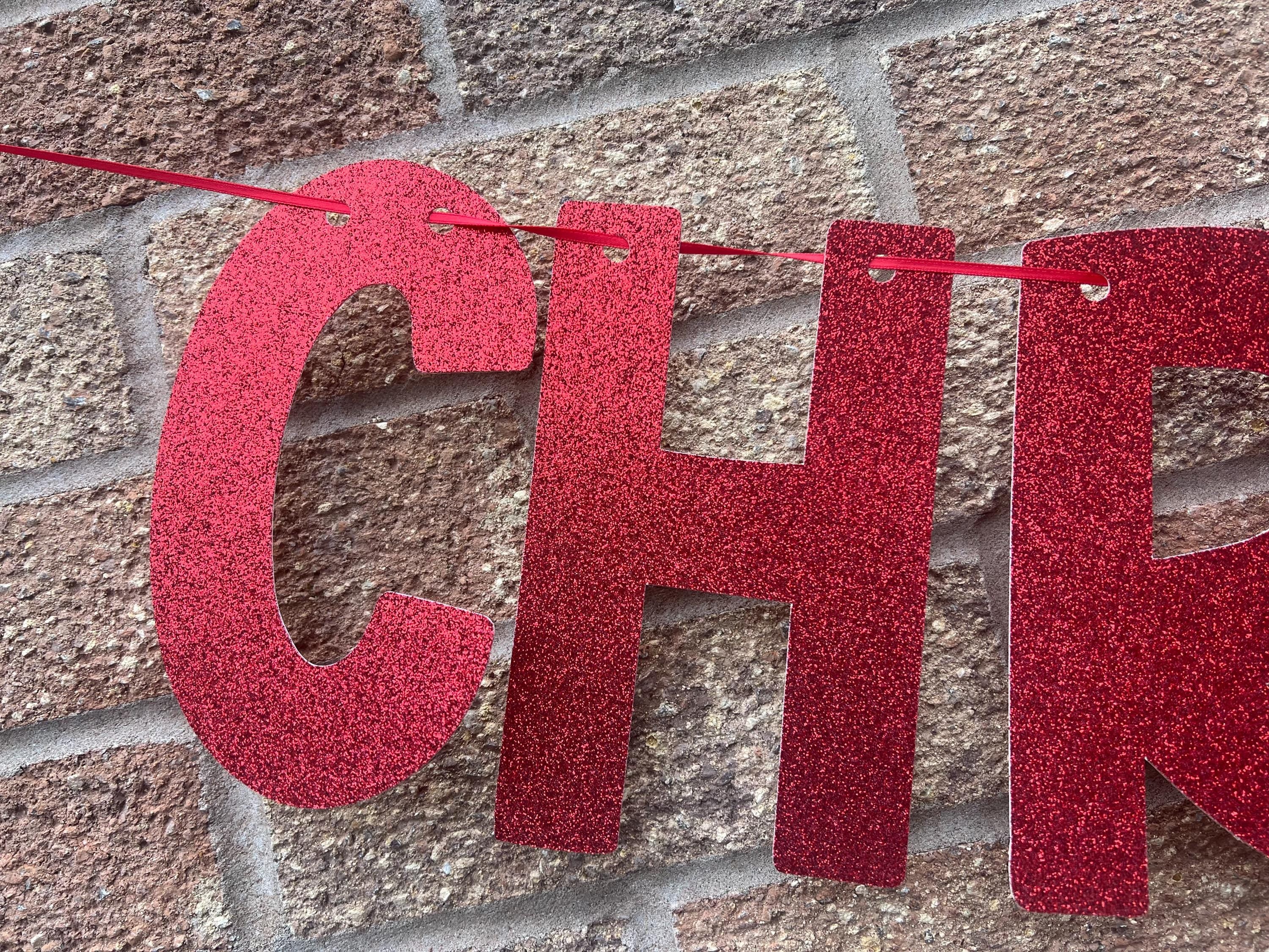 EXTRA LARGE Christmas Garland - Personalised Banner