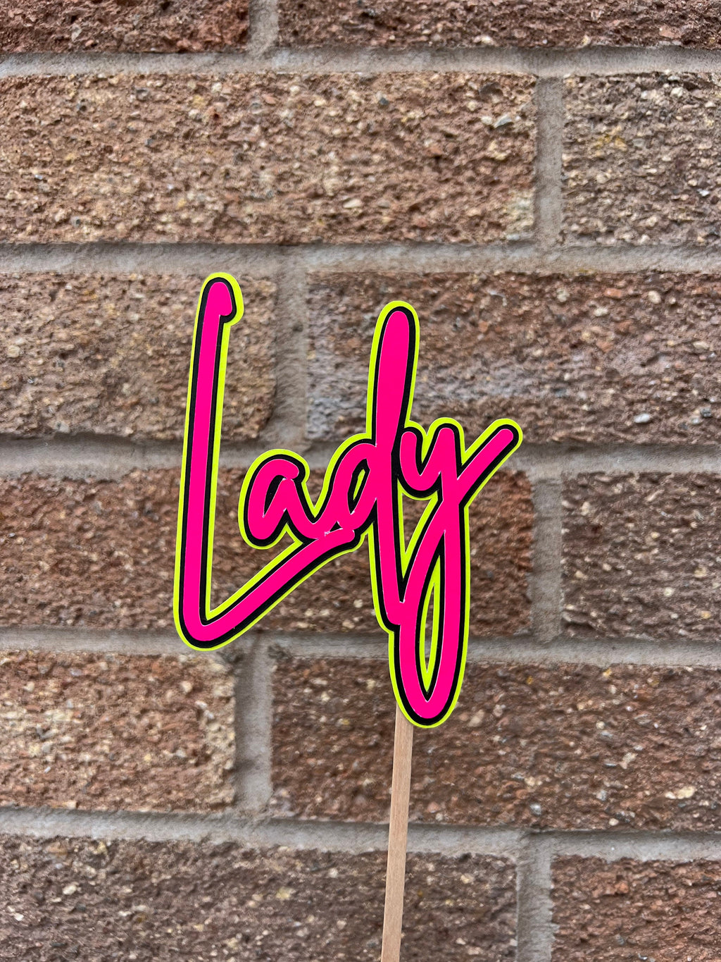 Neon Name Personalised Cake Topper