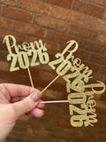 Prom Cupcake Toppers 2026 6 Pack
