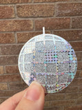 Disco Ball Cupcake Toppers 6 Pack