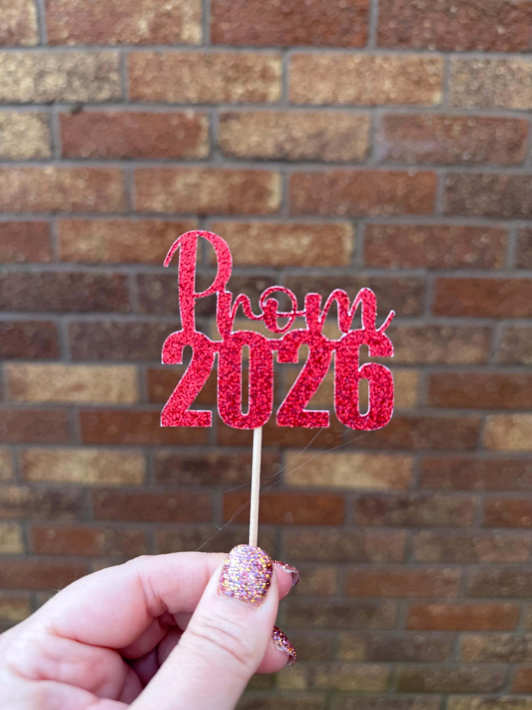 Prom Cupcake Toppers 2026 6 Pack