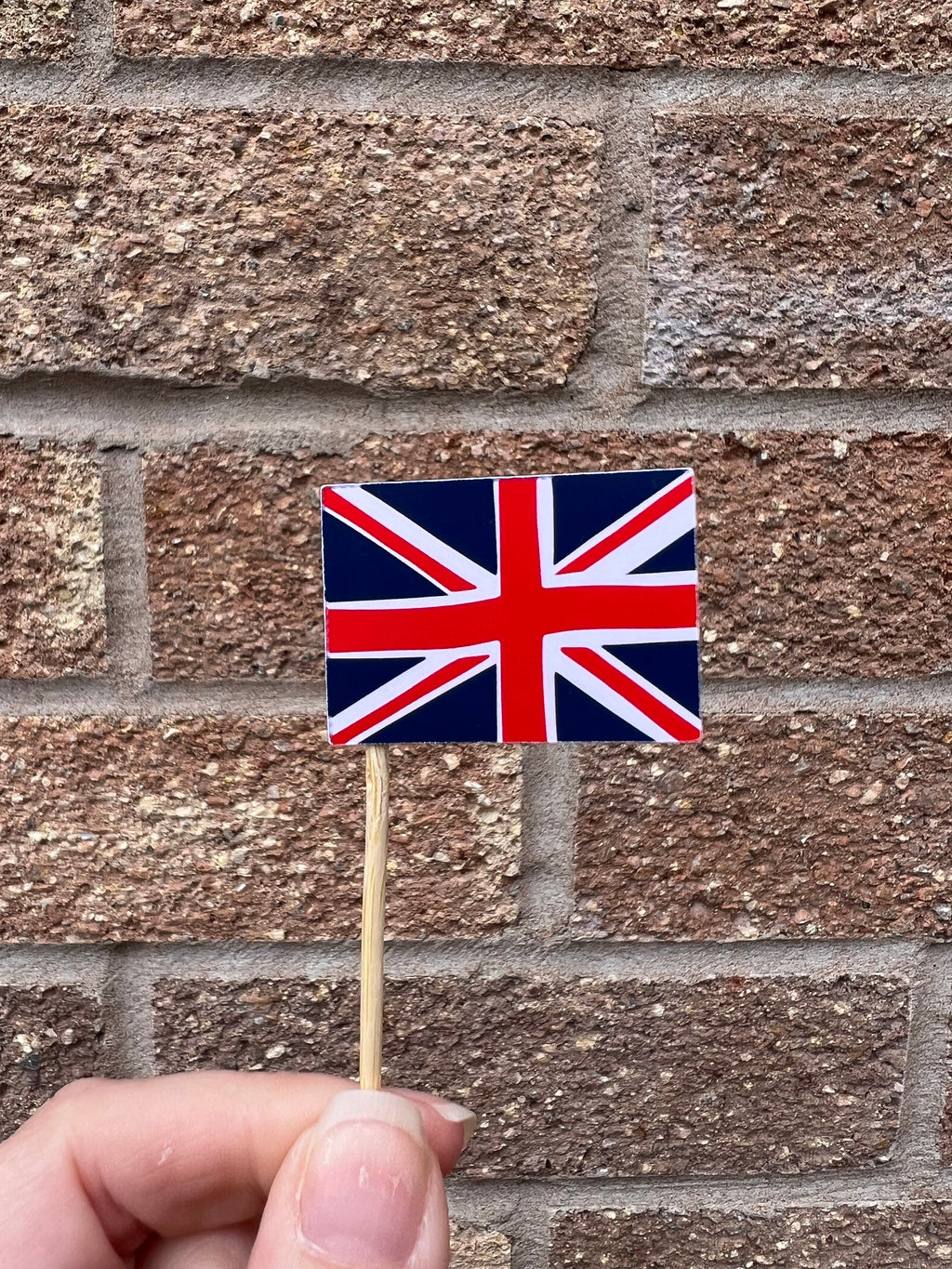 Union Flag Cupcake Toppers Pack of 6