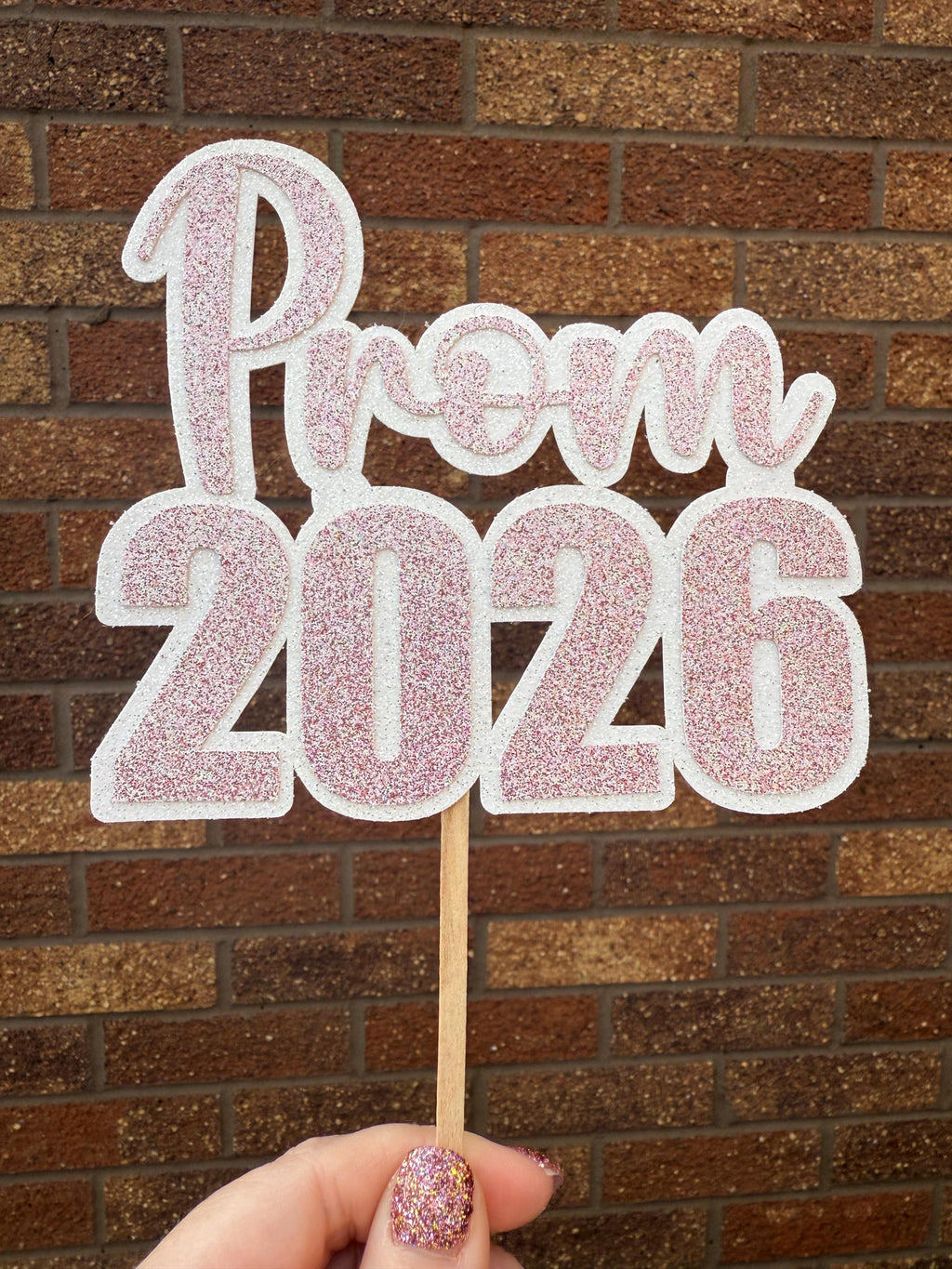Prom Cake Topper PROM 2026 Two Layers