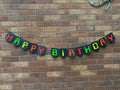 80s Computer Themed Happy Birthday Banner