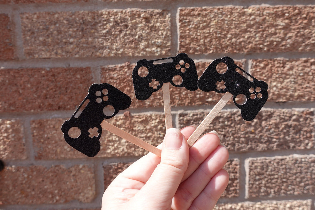 Gamer Controller Cupcake Toppers 6 Pack