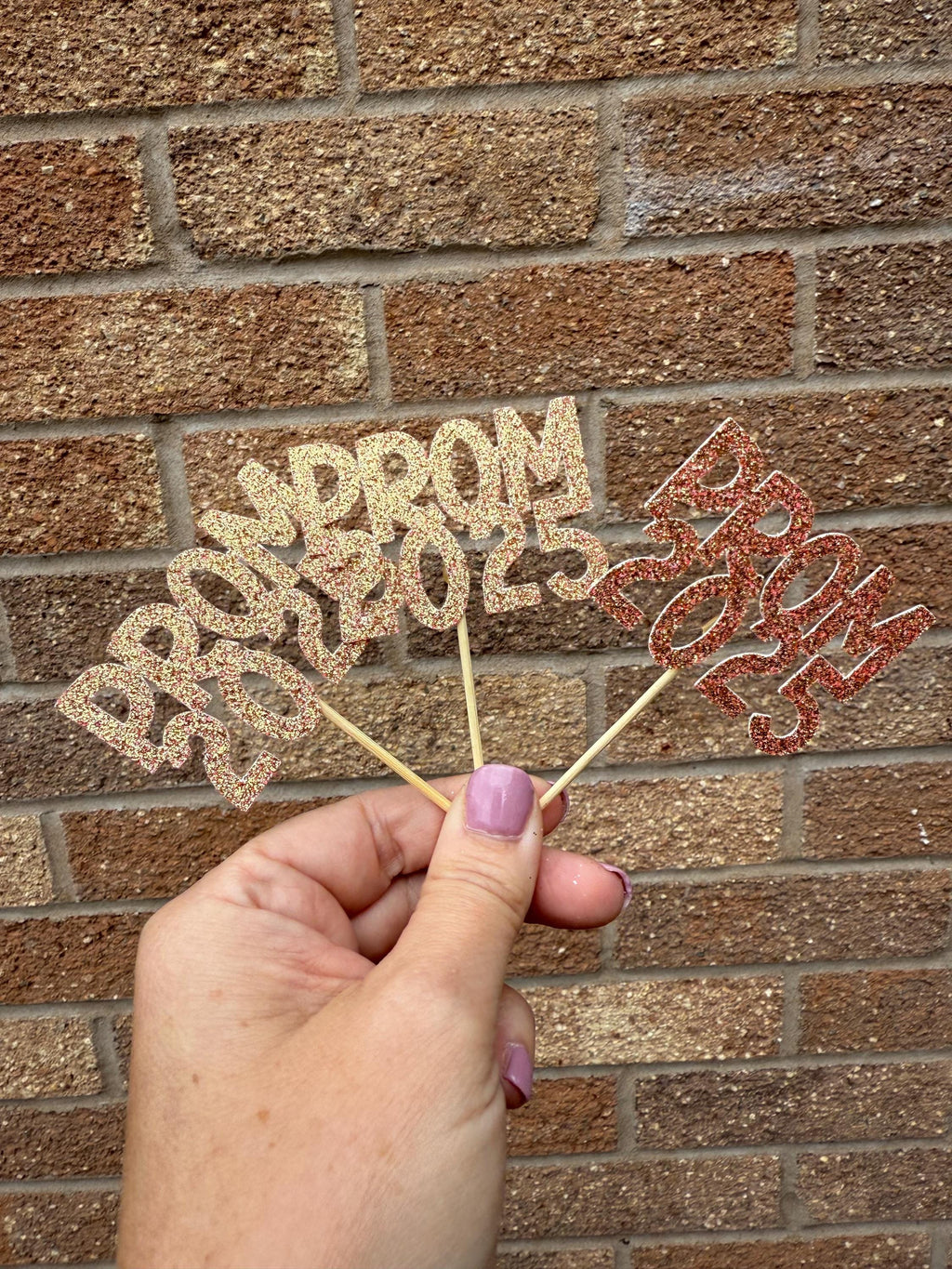 Prom Cupcake Toppers 2026 6 Pack