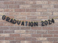 Glitter Graduation Banner Personalised with the Year
