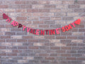 RED Happy Valentine's Day Word Personalised Banner